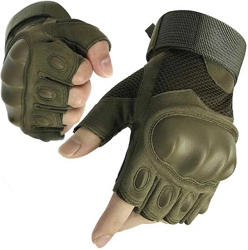 Shock Resistant Half Finger Motorcycle Climbing cycling bike Sport Tactical  Gloves