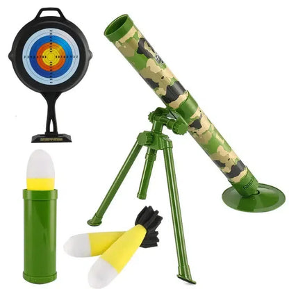 Soft Bullet Foam Rocket Toy Mortar Launcher-foam blaster-m416gelblaster-green-m416gelblaster