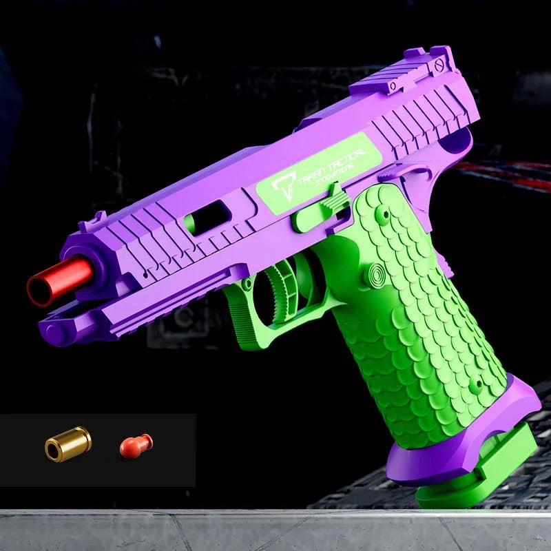 TTi Combat Master 2011 Cartridge Ejection Soft Bullet Toy Gun-m416gelblaster-purple-m416gelblaster