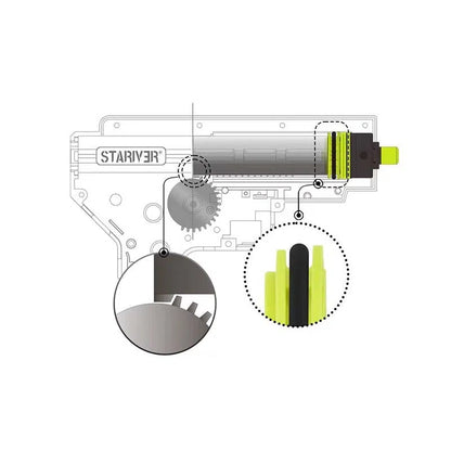 Stariver Lightweight Piston Head for Tappetless Cylinder Head