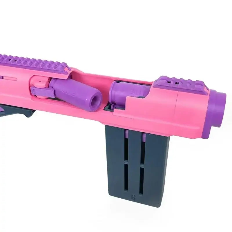 Sillybutts Battle Axe Shell-Fed Pump Shotgun Foam Dart Blaster-m416gelblaster-m416gelblaster