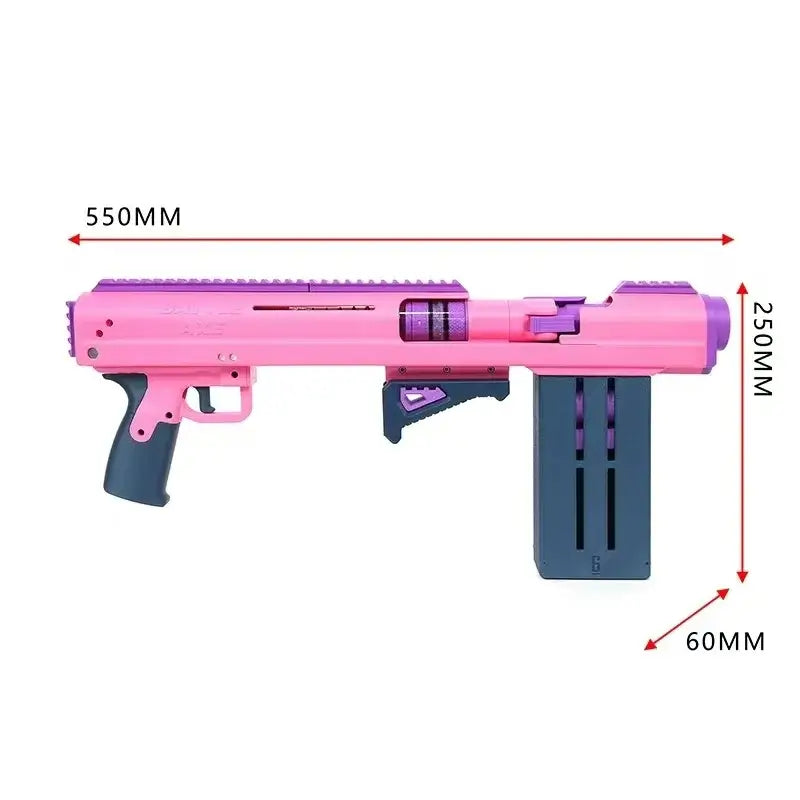 Sillybutts Battle Axe Shell-Fed Pump Shotgun Foam Dart Blaster-m416gelblaster-m416gelblaster