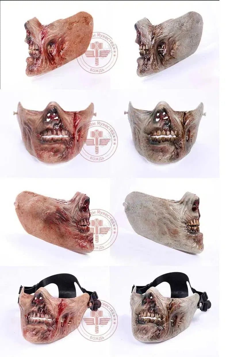 M05 Zombie Half Face Mask-玩具/游戏-m416gelblaster-m416gelblaster