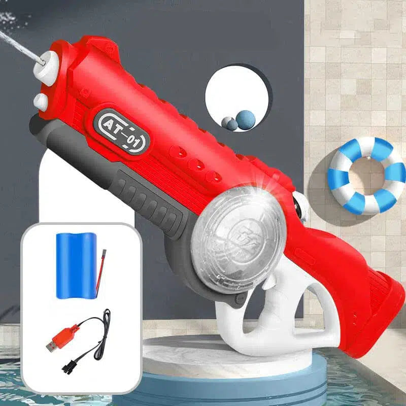 AT-01 High Pressure Auto Refill Water Gun w/ LED Light-m416gelblaster-red-m416gelblaster