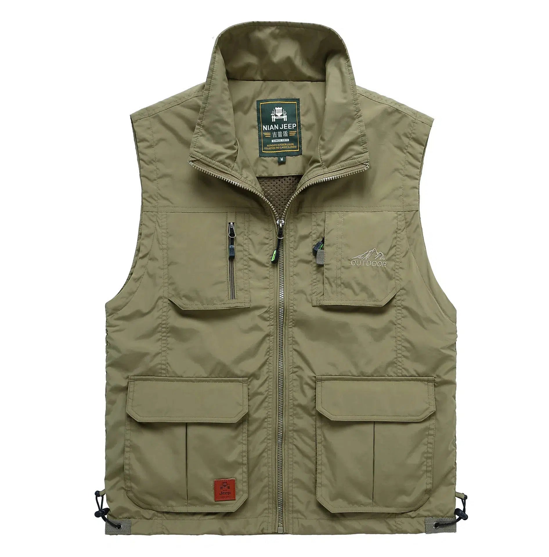Yinanstore Fly Fishing Vest, Multi Pockets Hunting Waistcoat Jackets Green Xxl Other