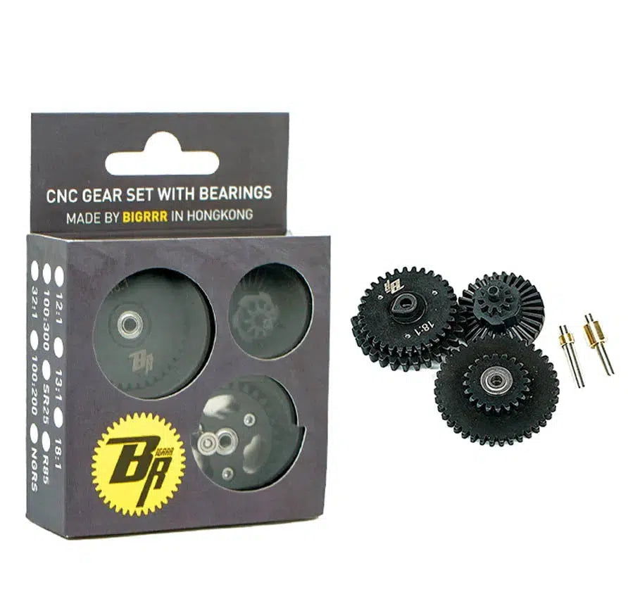 BR Alloy Gear Set with Integrated Bearings-m416gelblaster-m416gelblaster