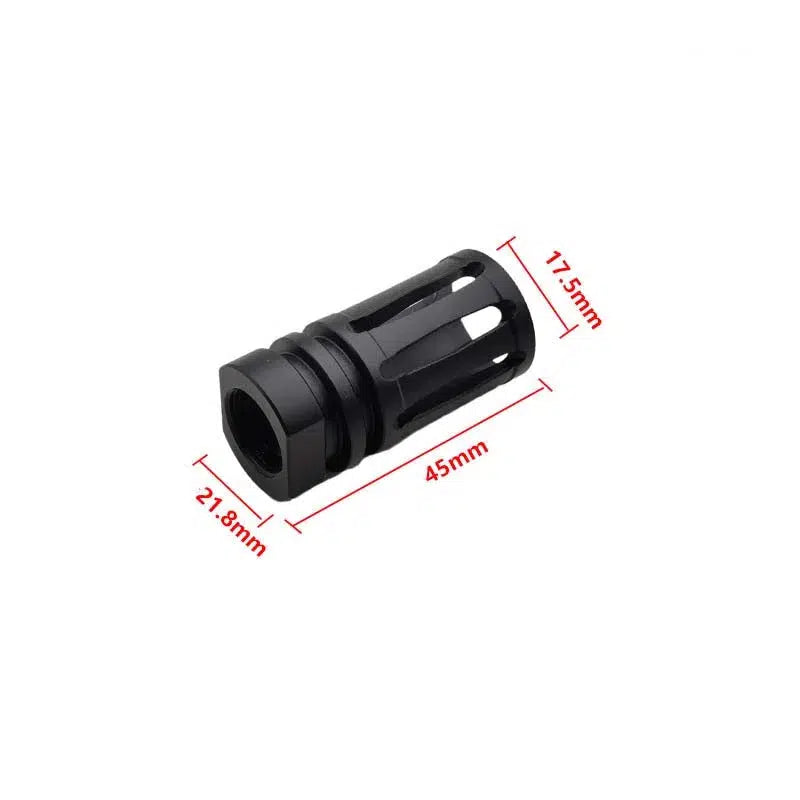 Metal Bird Cage Muzzle 14ccw Thread-m416gelblaster-black-m416gelblaster