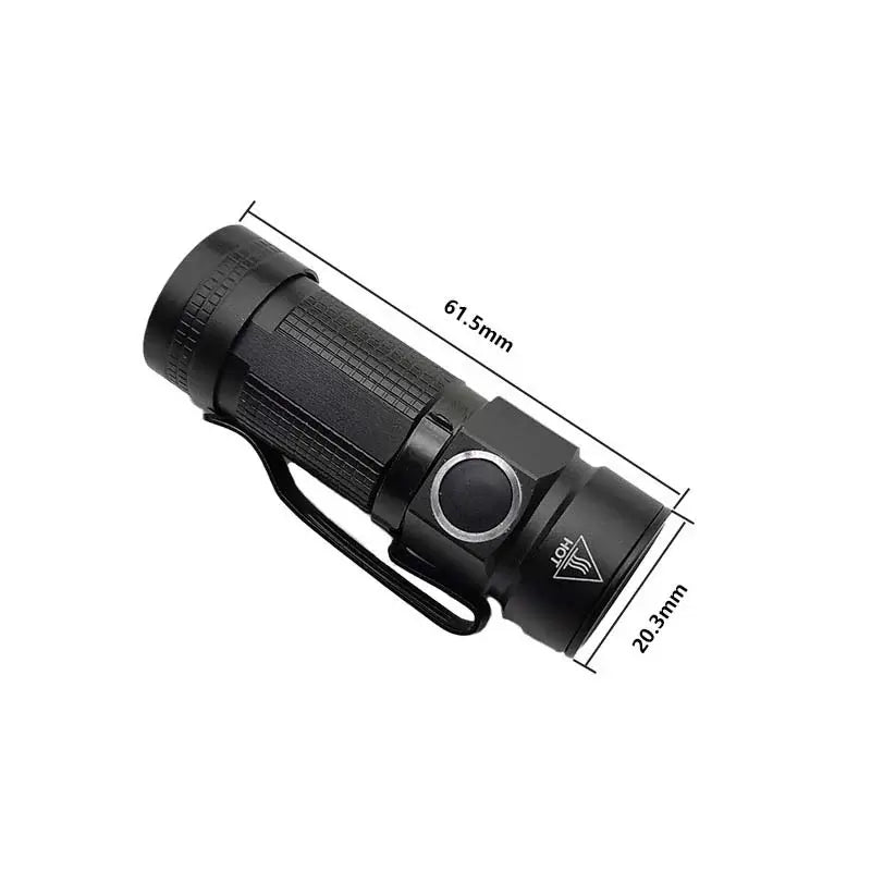 CAA Carbine Mini Lightweight Metal Flashlight with Clip-m416gelblaster-m416gelblaster