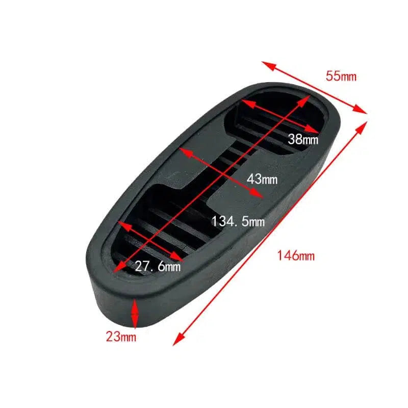 CTR Stock Enhanced Rubber Recoil Butt Pad-m416gelblaster-m416gelblaster