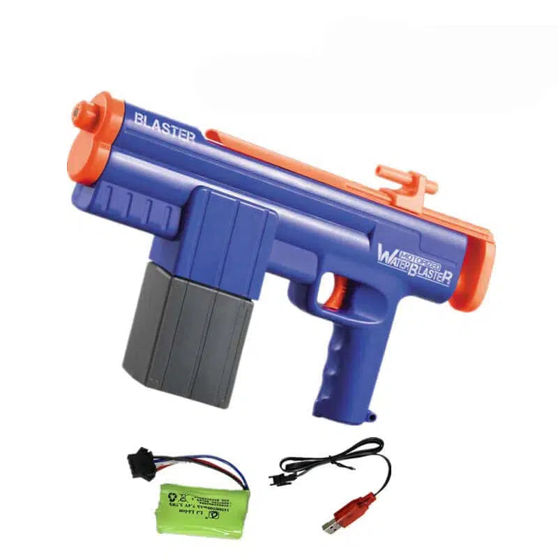Cikoo Electric Rechargeable Battery Powered Motorized Water Blaster-m416gelblaster-blue-m416gelblaster