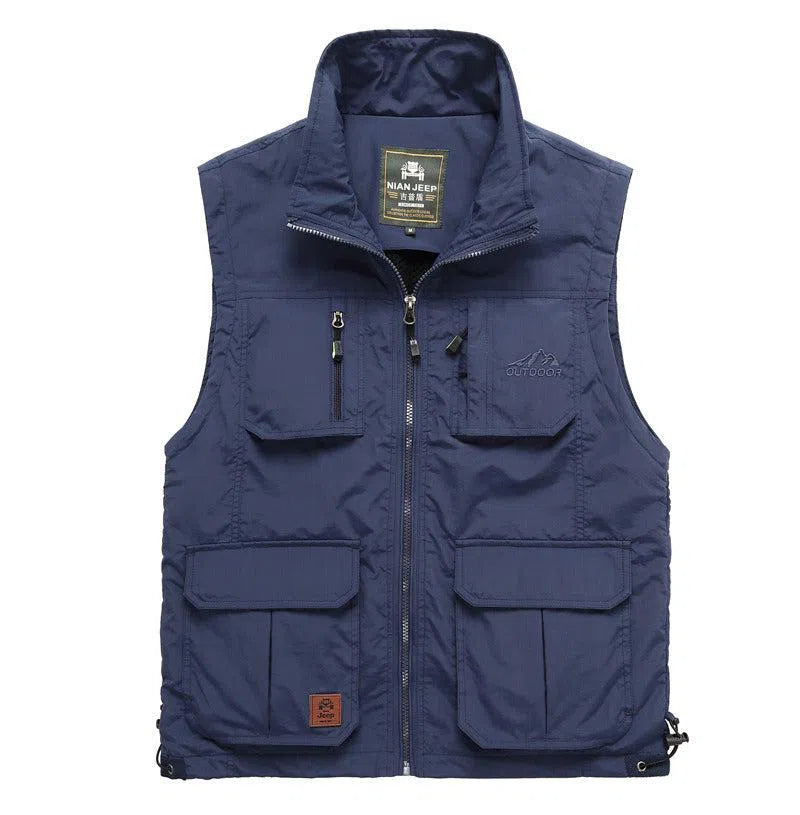 Outdoor Quick-drying Jacket Sleeveless Fishing Hunting Vest Multi-pock –  m416gelblaster