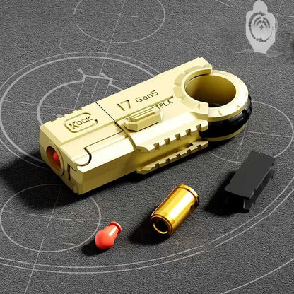 Kock 17 Gen5 Ring EDC Fidget Shell Ejecting Toy Gun-m416gelblaster-gold-m416gelblaster