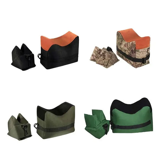 Front & Rear Unfilled Sandbag Rifle Shooting Rest Bag