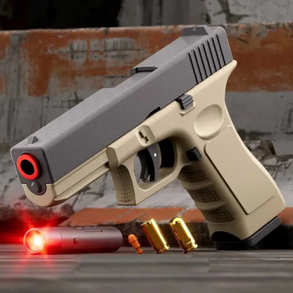 G17 2-in-1 Shell Ejecting Soft Bullet Blaster & Laser Gun-m416gelblaster-tan-m416gelblaster