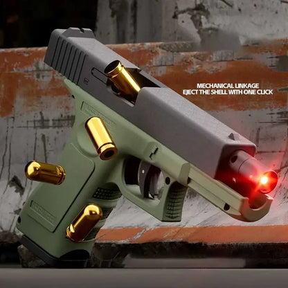 G17 2-in-1 Shell Ejecting Soft Bullet Blaster & Laser Gun