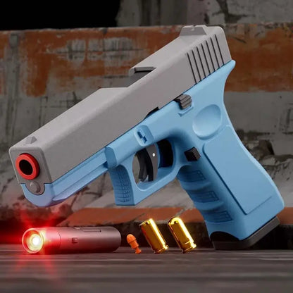 G17 2-in-1 Shell Ejecting Soft Bullet Blaster & Laser Gun-m416gelblaster-blue-m416gelblaster