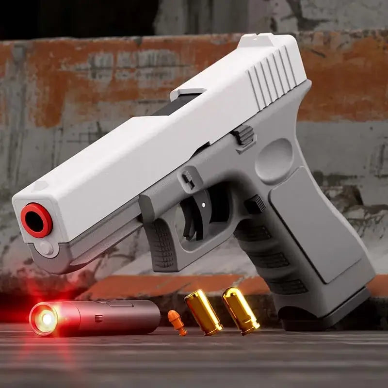 G17 2-in-1 Shell Ejecting Soft Bullet Blaster & Laser Gun-m416gelblaster-gray-m416gelblaster