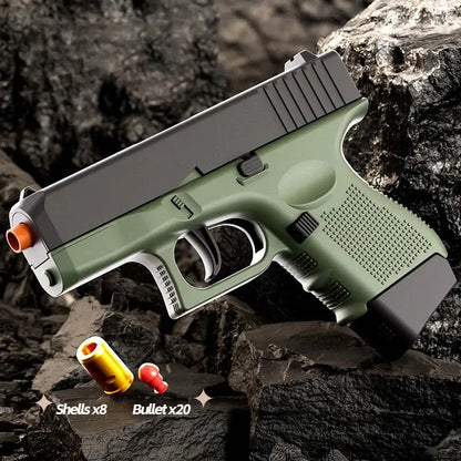 G26 Subcompact Shell Eject Soft Bullet Pocket Toy Gun-m416gelblaster-green-m416gelblaster