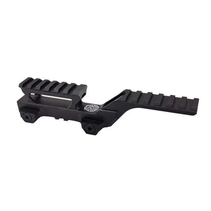 Low Profile GBRS Hydra Mount Tactical Double Rail Riser-m416gelblaster-black-m416gelblaster