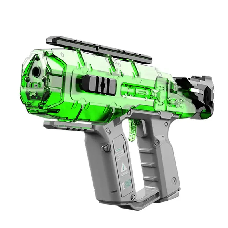 X12 Glow in the Dark Hopper-Fed Electric Orbeez Gun-m416gelblaster-green-m416gelblaster