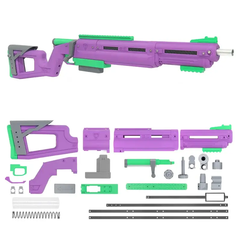 GongSi T05 Manual Bolt Action 3D Print Foam Dart Blaster Toy-m416gelblaster-gongsi t05 blaster kit-m416gelblaster