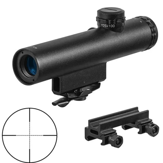 HD 4x20 Tactical Scope with BDC Turret Mil-DOT Reticle