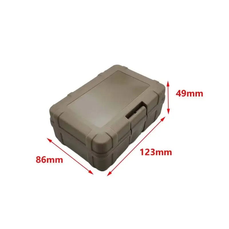 Hard Plastic EDC Storage Case Tactical Accessories Box