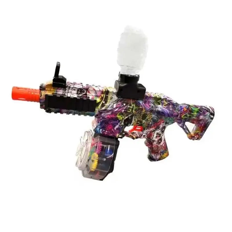 Hopper Fed Mini HK416 Crystal Bullet Orbeez Gun with Light – m416gelblaster