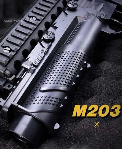 M203 Grenade Launcher with Double Barrel shooting Gel Balls-m416gelblaster-m416gelblaster
