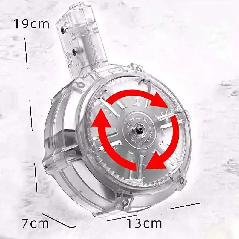 XYL ARP9 Stick/Drum Magazine or Coupler-m416gelblaster-transparent drum-m416gelblaster