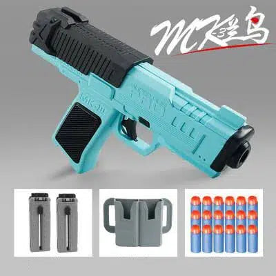 MK-3 Clip Fed Darts Blaster-foam blaster-Biu Blaster-blue-Biu Blaster