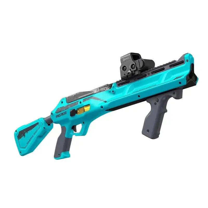 Lehui Force Outbreak Manual Triple-Shot Hopper-Fed Orbeez Gun-m416gelblaster-blue-m416gelblaster