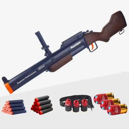 M79 Howitzer Triple Shot Nerf Grenade Luncher Toy Blaster-m416gelblaster-wood grain-m416gelblaster