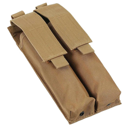 P90 / UMP / MP5 Tactical Molle Double Magazine Pouch-m416gelblaster-tan-m416gelblaster