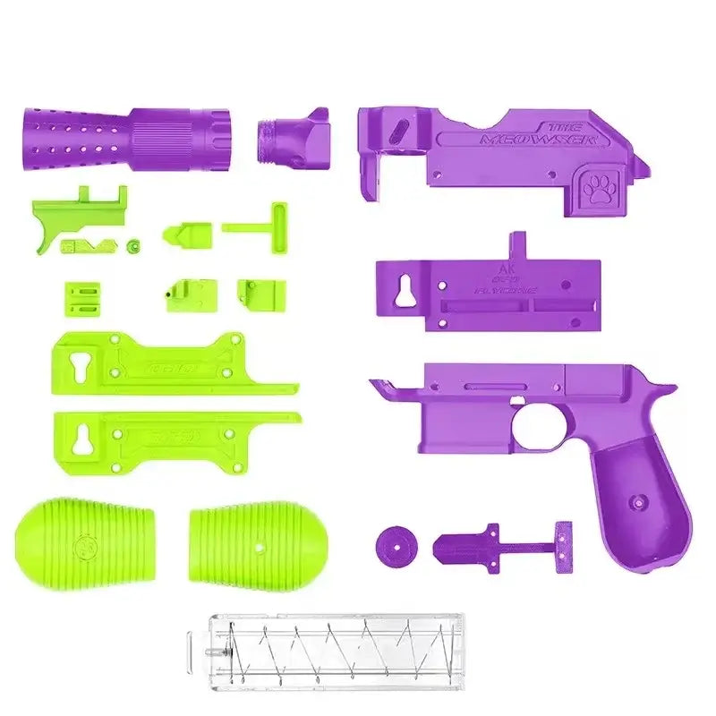 Meowser Flycore Full Auto 3D Print Flywheel Nerf Blaster – m416gelblaster