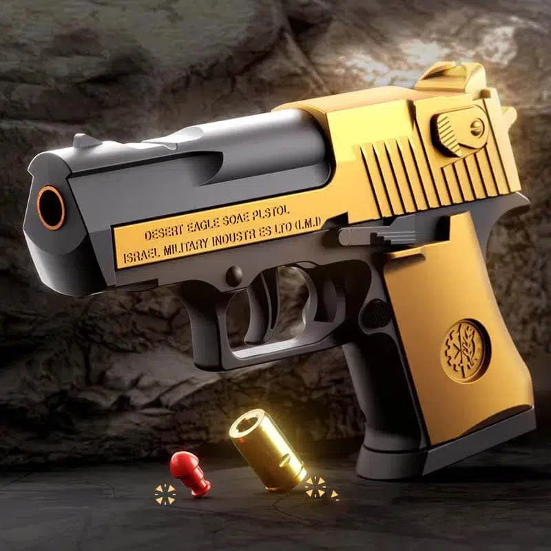 Semi-Auto Mini Shell Ejection Pistol Desert Eagle Toy Gun-m416gelblaster-gold-m416gelblaster