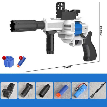 007 Electric 2-Flywheels Revolver Dart Blaster-m416gelblaster-blue-m416gelblaster