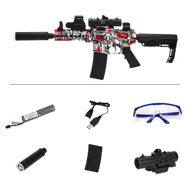 Electric Graffiti Orbeez Blaster M4 Rifle Water Beads Gun-m416gelblaster-m416gelblaster