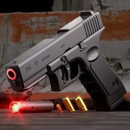 G17 2-in-1 Shell Ejecting Soft Bullet Blaster & Laser Gun