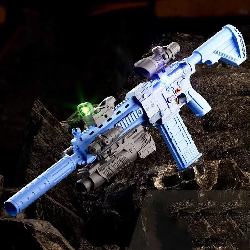 Full Automatic HK416 Foam Dart Blaster Rifle with Light