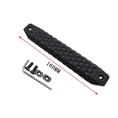 Railscales RS XOS Honeycomb M-LOK Handguard Rail Cover-m416gelblaster-long-black-m416gelblaster