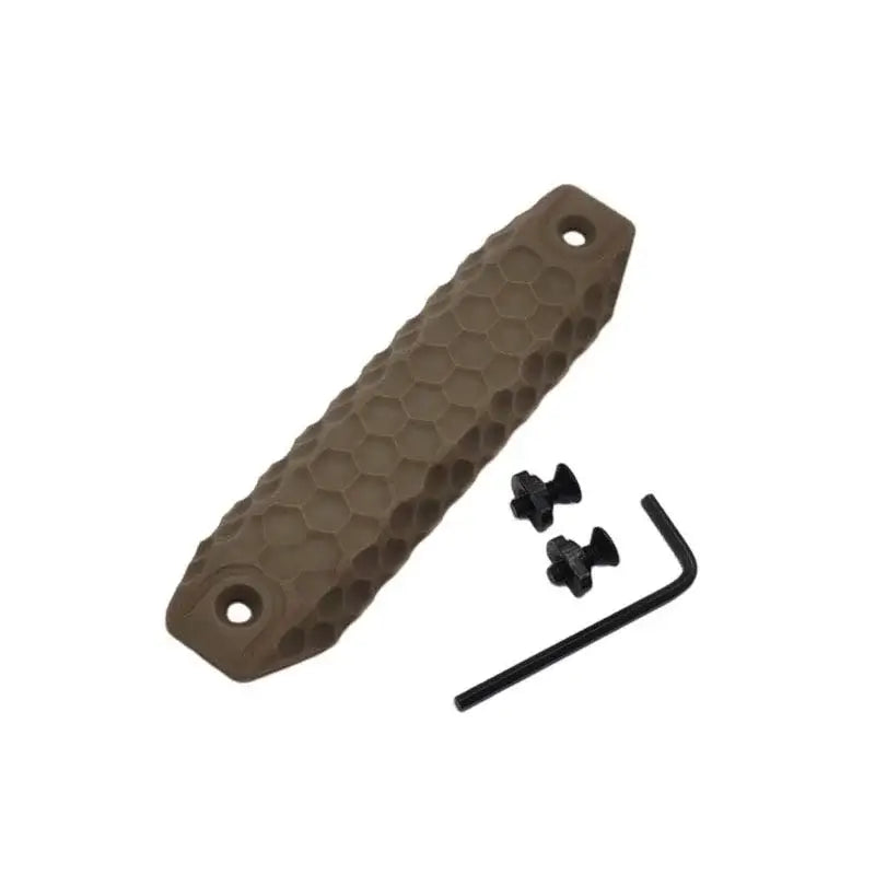 Railscales RS XOS Honeycomb M-LOK Handguard Rail Cover-m416gelblaster-short-tan-m416gelblaster