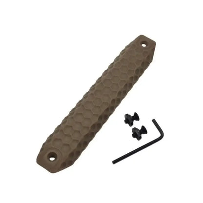 Railscales RS XOS Honeycomb M-LOK Handguard Rail Cover-m416gelblaster-long-tan-m416gelblaster