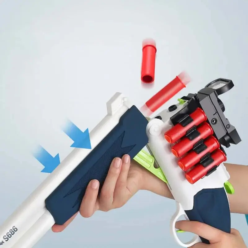 Break Action S686 Foam Dart Blaster Double Barrel Shotgun Toy-m416gelblaster-m416gelblaster