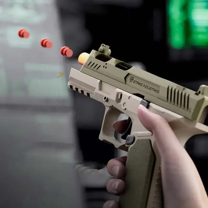 SI G17 Semi-Auto Shell Throwing Soft Bullet Toy Pistol-m416gelblaster-m416gelblaster