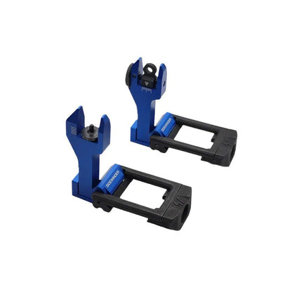 SI Sidewinder 45 Degree Offset Flip-Up Iron Sights-m416gelblaster-blue-m416gelblaster