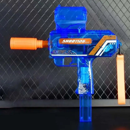 Shooting Elite UZi Hopper-Fed Water Bead Gun with Light