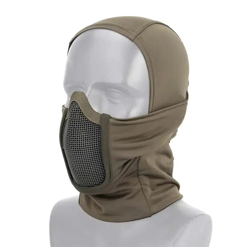 Steel Mesh Breathable Tactical Full Face Mask Balaclava Cap-m416gelblaster-green-m416gelblaster