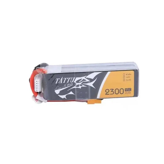 Tattu 4S 14.8V XT60 Plug Lipo Battery 2300mAh 45c-m416gelblaster-m416gelblaster