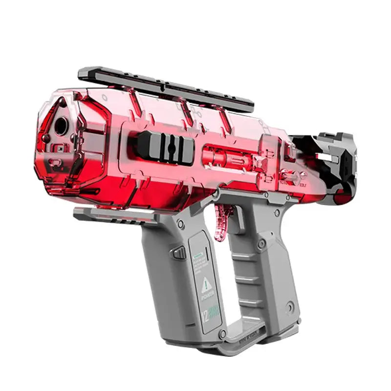 X12 Glow in the Dark Hopper-Fed Electric Orbeez Gun-m416gelblaster-red-m416gelblaster